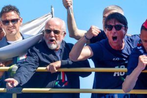 De Laurentiis dopo il secondo scudetto in tre anni rimarrà